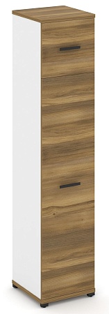 Шкаф одна узкая секция, 5 ниш (фасад ЛДСП на 4 ниши + фасад ЛДСП,  на 1 нишу) CN.STU-517  B/W