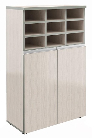 Шкаф широкий средний закрытый (с полками) V-2.1+4.0+8.5