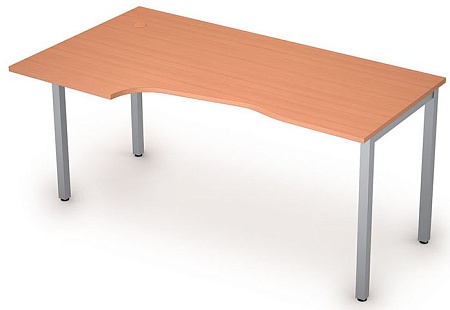 Стол на металлических опорах без экрана 2М.120L
