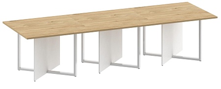 Стол переговорный, тройной, прямоугольный SK.SP-KV-110-3