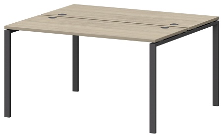 Бенч двойной на металлокаркасе СМС2-П-12К.120.Пр25