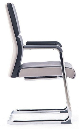 Конференц кресло Лондон CF (темно серая+светло серая (вставки) HR8637-2-417