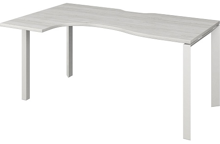 Стол эргономичный левый на металлокаркасе НТМП.П-040.ЛВ