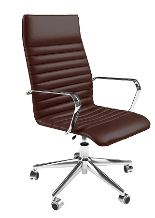 Кресло UNION подлокотники Ray, каркас Хром, Пластик древесный каркас ЦБ-00014595