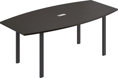 Стол для переговоров фигурный на металлокаркасе UNO А4 Б1 111 БП