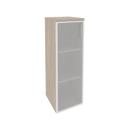 Шкаф средний узкий левый (1 средний фасад стекло в раме) O.SU-2.4R(L)