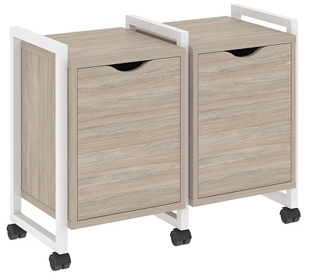 Тумба на колесных опорах наборная. Вариант №2 VR.L-TN-2.K