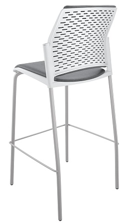 REWIND барный, каркас Серый, Пластик Белый ЦБ-00011261