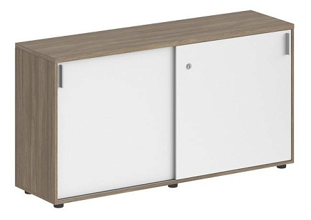 Шкаф купе низкий, с замком SG.703.WH.WH