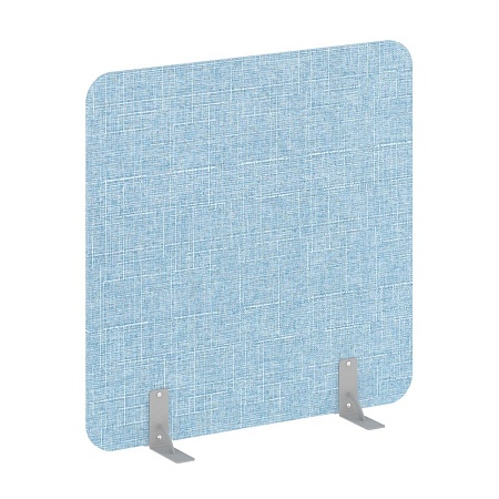 Перегородки на металлических опорах на фетровых по...