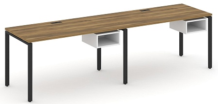 Рабочая станция односторонняя с подвесными тумбами на 2 места CN.ORS-103