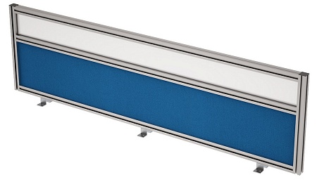 Барьер фронтальный в алюминевом профиле, вставка с...