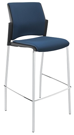 RESTART барный, каркас Хром, Пластик Черный ЦБ-00011308