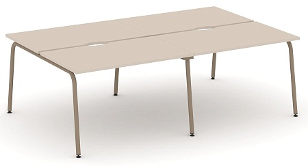 Рабочая станция на 4 места с вырезом ES.D.RS-4.2-VK