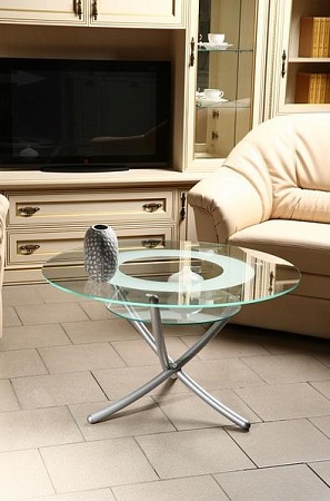 Журнальный столик Дуэт 4 (Металлик)