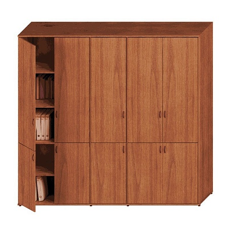 Шкаф комбинированный высокий (закрытый + закрытый узкий + закрытый) Исп.58