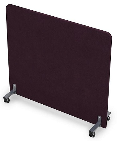 Акустическая мобильная перегородка на стационарных...