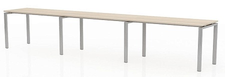 Бенч-система на 3 рабочих места с пропусками для кабеля ТН316ТР-3х1+ТН316К-22_ПР