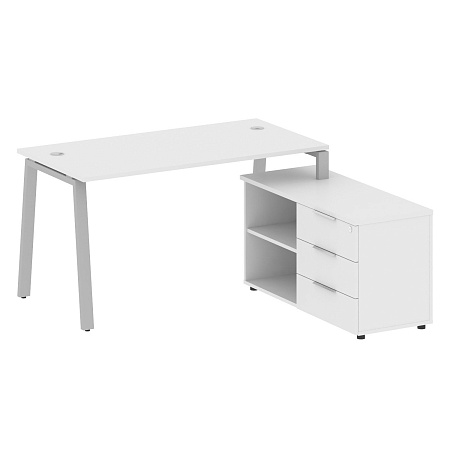 Рабочая станция на А-образном м/к с опорной тумбой правая БА.РС-СТС-2.3 Пр