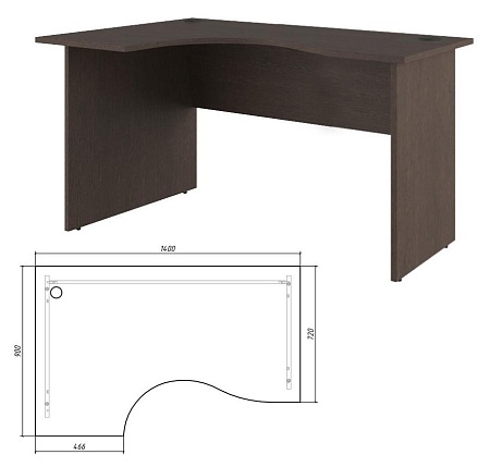 Стол эргономичный левый TRD296254