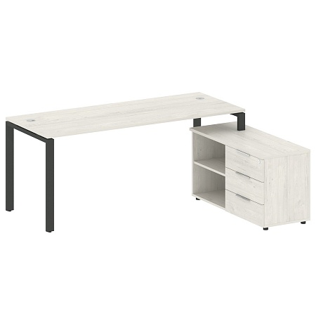 Рабочая станция с опорной тумбой правая  БП.РС-СТС -2.5 Пр