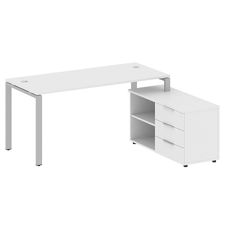 Рабочая станция с опорной тумбой правая БП.РС-СТС -2.4 Пр