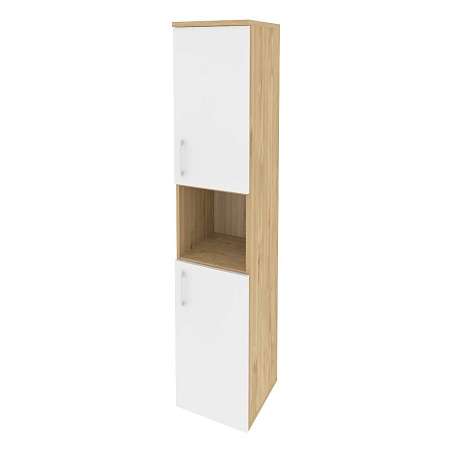 Шкаф высокий узкий правый (2 низких фасада ЛДСП) O.SU-1.5(R)