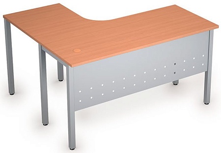 Стол на металлических опорах, экран металл 2МК.131R