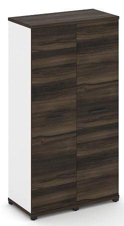 Шкаф две узкие секции, 4 ниши (2 фасада ЛДСП, 4 ниши) CN.STU-426 B/W