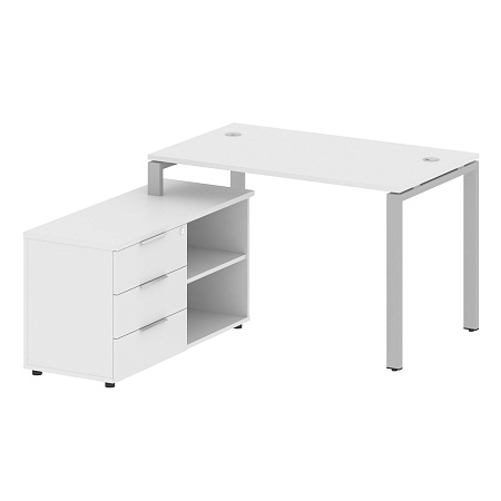 Рабочая станция с опорной тумбой левая БП.РС-СТС -2.2 Л