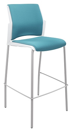 RESTART барный, каркас Серый, Пластик Белый ЦБ-00014025