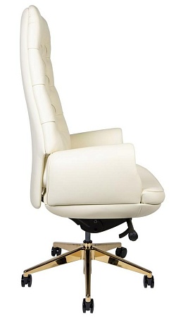 Кресло офисное Моцарт 9132 white leather