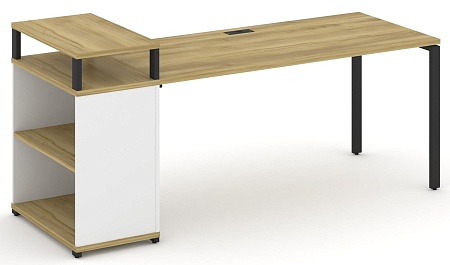 Стол рабочий с опорным стеллажом с верхним горизонтом CN.SP-208