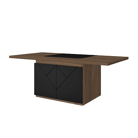 Стол руководителя с декоративным траверсом TS-200 + TS-100.1