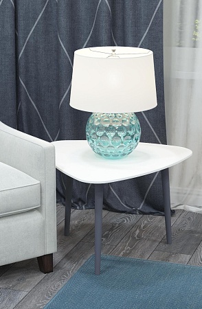 Журнальный столик Квинс (Белый/Серый)