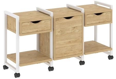 Тумба на колесных опорах наборная. Вариант №6 VR.L-TN-6.K