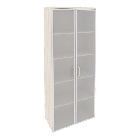 Шкаф высокий широкий (2 высоких фасада стекло в раме) O.ST-1.10R