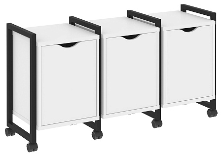 Тумба на колесных опорах наборная. Вариант №5 VR.L-TN-5.K