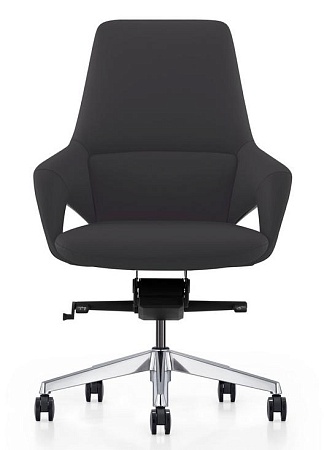 Кресло офисное Шопен LB FK 0005-B black leather