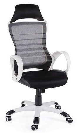 Кресло офисное Реноме CX0729H01 white+black