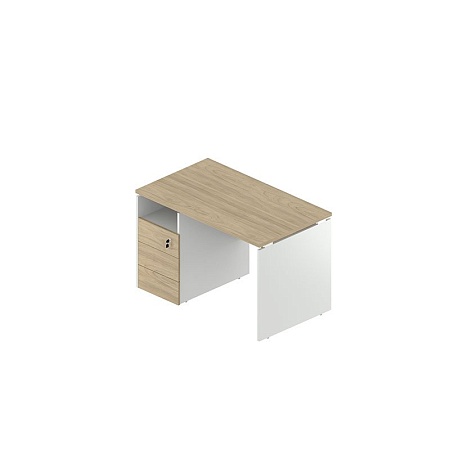 Стол с тумбой левый R-11L