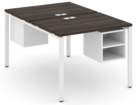 Рабочая станция двух сторонняя с подвесными тумбами на 2 места CN.DRS-105