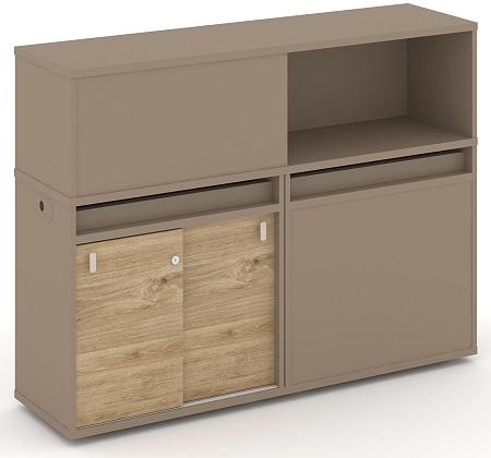 Набор №19. Тумба двойная + низкая надставка ES.NB.2N-19