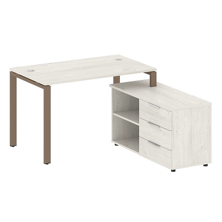 Рабочая станция с опорной тумбой правая БП.РС-СТС -2.2 Пр