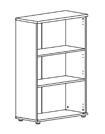 Стеллаж средний А4 360