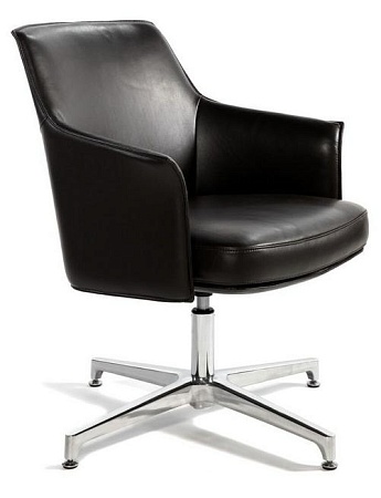 Конференц кресло Бордо CF C1918 CF brown leather