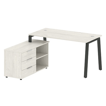 Рабочая станция на А-образном м/к с опорной тумбой левая БА.РС-СТС-2.3 Л