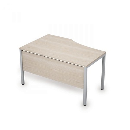 Стол криволинейный с экраном из ДСП правый 6МД.023