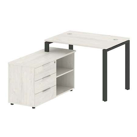 Рабочая станция с опорной тумбой левая БП.РС-СТС -2.1 Л