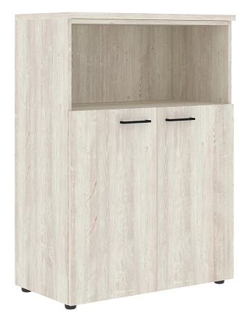 Шкаф с глухими малыми дверьми и топом XMC 85.3